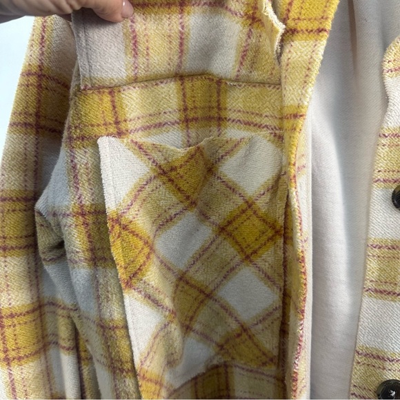 For The Republic Plaid Patchwork-Elbow Cropped Shaket Size XS - Picture 4 of 9